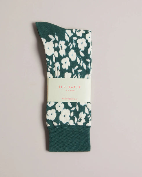 COLDDAY-Socks-Step into style with our floral COLDDAY crew socks. With a soft cotton blend and a functional crew length fit, these socks are both fashionable and versatile. Crew socks Cotton blend Jacquard floral print Metallic logo detail Cuffed ankle- Ted Baker Romania